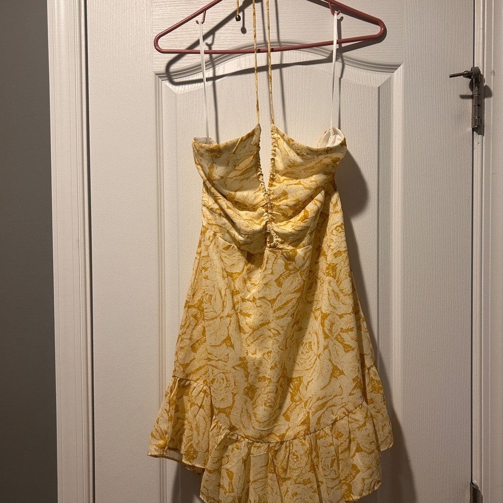 Hello Molly Yellow Floral Dress